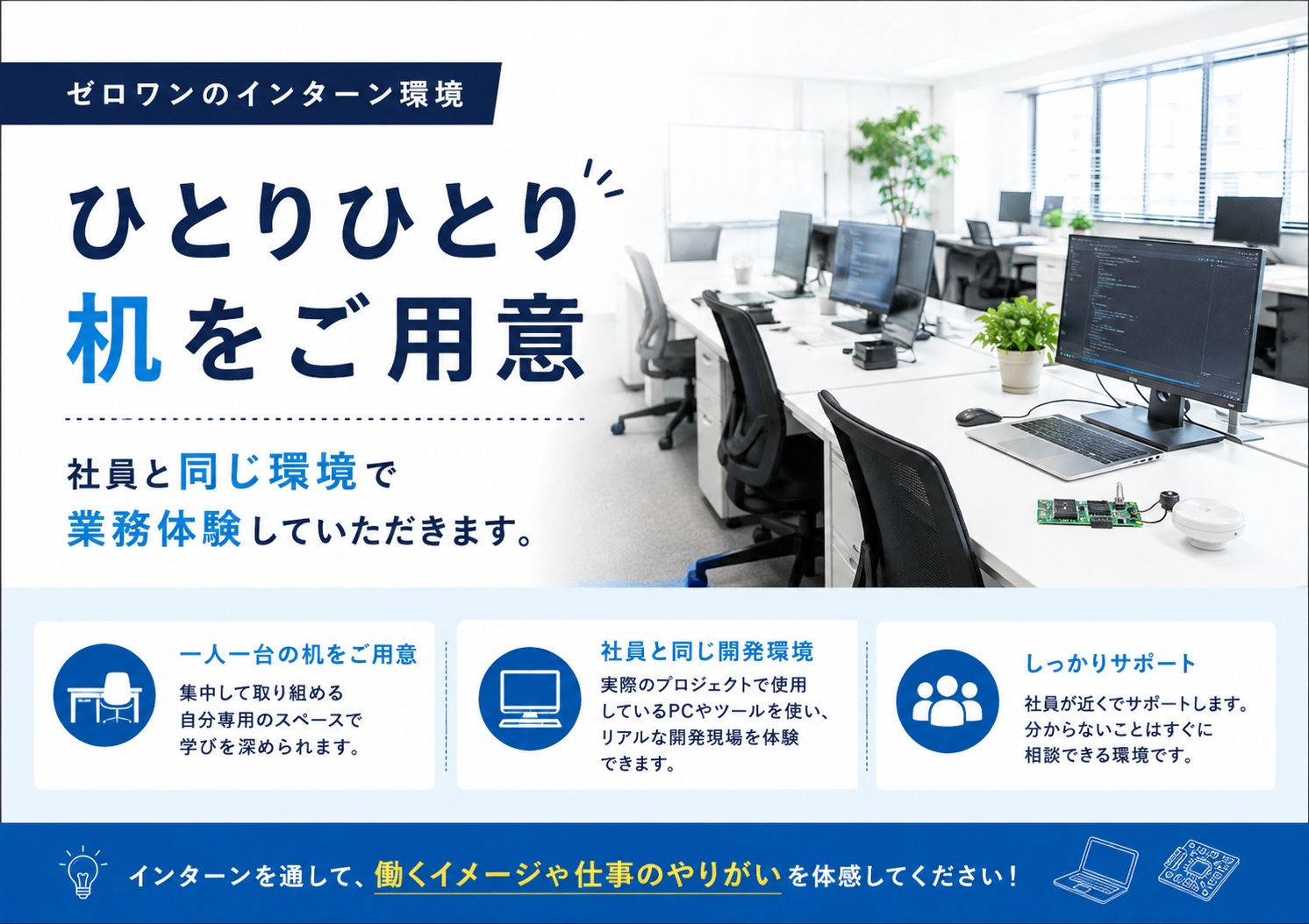 株式会ゼロワンのインターンシップ